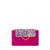 Bolso Clutch Hoja Efecto Ante